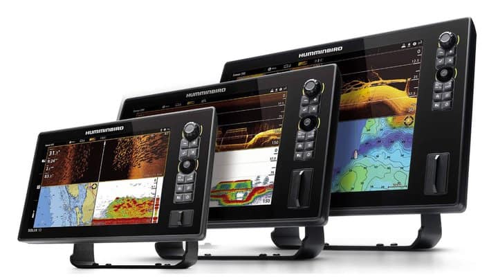 humminbird solix networking fish finder with touchscreen
